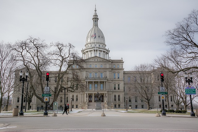 The capitol building in Lansing Michigan